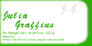 julia graffius business card